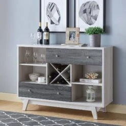 Abrama 2 Drawer Buffet White Oak/Distressed Gray - HOMES: Inside + Out 12 Abrama 2 Drawer Buffet White Oak/Distressed Gray - HOMES: Inside + Out -HOMES: Inside + Out GUEST d0c4c494 785b 4555 8870 d8be2799f18b