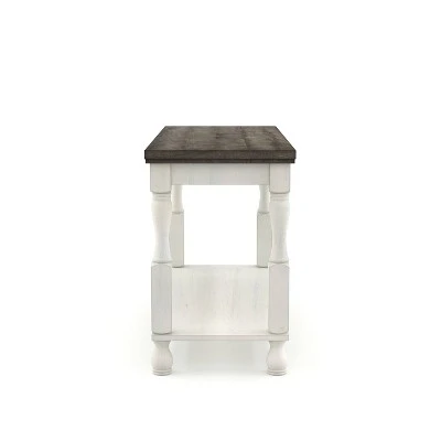 Philoree Farmhouse Console Table Antique White - HOMES: Inside + Out 9 Philoree Farmhouse Console Table Antique White - HOMES: Inside + Out - Image 7