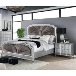 3pc Queen Bentlee Bedroom Set With 2 Nightstands Silver/Warm Gray - HOMES: Inside + Out 15 3pc Queen Bentlee Bedroom Set With 2 Nightstands Silver/Warm Gray - HOMES: Inside + Out -HOMES: Inside + Out GUEST d34ec22a 10a5 4736 99ab b2d9f9cfd087