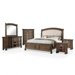 6pc Lellen Bedroom Set Beige/Rustic Natural Tone - HOMES: Inside + Out 35 6pc Lellen Bedroom Set Beige/Rustic Natural Tone - HOMES: Inside + Out -HOMES: Inside + Out GUEST d3f27564 76c8 4853 95bf 24b26d622835