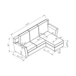 Henri Upholstered Sofa Dark Gray - HOMES: Inside + Out -HOMES: Inside + Out GUEST d422dac9 4b12 46cd ae64 1085e21e1925