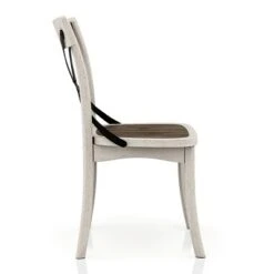 5pc Piker Round Dining Set Dark Walnut/Antique White - HOMES: Inside + Out 16 5pc Piker Round Dining Set Dark Walnut/Antique White - HOMES: Inside + Out -HOMES: Inside + Out GUEST d4c35990 7bce 498d b32a 6caf113c945d