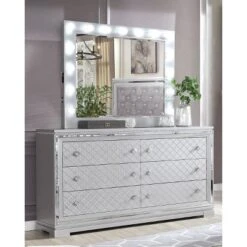 6pc Tenaya Bedroom Set Silver/Gray - HOMES: Inside + Out -HOMES: Inside + Out GUEST d5658523 ad0c 4c96 8433 5d817427b8c3 1