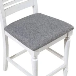 7pc Cambrien Rustic Farmhouse Counter Height Dining Set Antique White/Gray - HOMES: Inside + Out -HOMES: Inside + Out GUEST d9f83a2b ce75 4ad8 a532 67327a43da5c