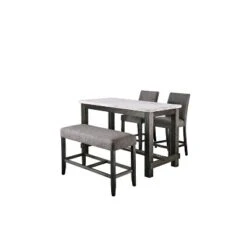 4pc Norelo Counter Height Dining Set - HOMES: Inside + Out -HOMES: Inside + Out GUEST da68405f f38c 48d8 9025 7bdbce563a3f