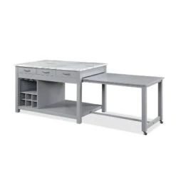 Fredricke Extendable Kitchen Island With Faux Marble - HOMES: Inside + Out 23 Fredricke Extendable Kitchen Island With Faux Marble - HOMES: Inside + Out -HOMES: Inside + Out GUEST dbad57ef 65d3 449c 988e 19325200c65e