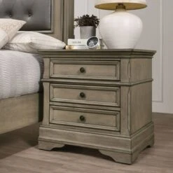3pc Kritan Bed With 2 Nightstands Antique Warm Gray - HOMES: Inside + Out 15 3pc Kritan Bed With 2 Nightstands Antique Warm Gray - HOMES: Inside + Out -HOMES: Inside + Out GUEST dbd6c560 81a2 44d4 bfd5 f518a1ab1bc5