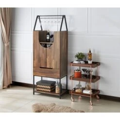 Meluse Multi Storage Wine Cabinet Light Hickory - HOMES: Inside + Out -HOMES: Inside + Out GUEST debfcb5b 5bbf 4a30 b0ea 95b1ddaf3717