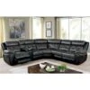Van Wyk Power Recliner Sectional Gray/Black - HOMES: Inside + Out