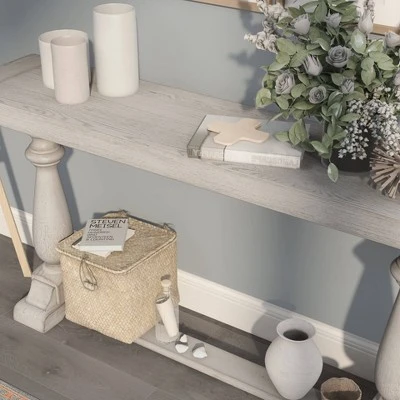 59" Cason Rustic Console Table - HOMES: Inside + Out 4 59" Cason Rustic Console Table - HOMES: Inside + Out - Image 2