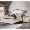 2pc Queen Willow Rustic Bedroom Set Distressed White/Walnut - HOMES: Inside + Out -HOMES: Inside + Out GUEST e015f23e ac57 43b4 b441 bde4e10a0342
