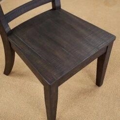 5pc Strasbourg Rustic Dining Table Set Antique Black - HOMES: Inside + Out -HOMES: Inside + Out GUEST e017c43e 05cb 473e 928a d9d651e53bb6