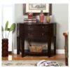 Julie Curved 2 Drawer Side Table Brown - HOMES: Inside + Out -HOMES: Inside + Out GUEST e0f59bab afeb 41b5 9a6d 01e17a937b1d