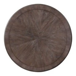 60" Darja Round Wood Dining Table Brown - HOMES: Inside + Out -HOMES: Inside + Out GUEST e237f52a 455a 45ca 96a3 323ad978df64