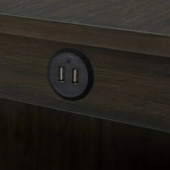 3pc Applecrest Counter Height Dining Set With USB Plug Walnut/Espresso - HOMES: Inside + Out -HOMES: Inside + Out GUEST e2fea100 f790 4743 8cec 52247e6e6212