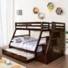 HOMES: Inside + Out Twin Over Full Kids' Reece Bunk Bed Dark Walnut - IoHOMES -HOMES: Inside + Out GUEST e60a430b f823 4922 8f1c ff0c18724925