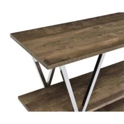 47" Seto 3 Shelf Console Table Dark Oak - HOMES: Inside + Out -HOMES: Inside + Out GUEST e71d22c7 3f79 482d ae75 75c399d645ca