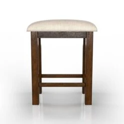 2pk 25" Foret Rustic Counter Height Barstools Rustic Oak - HOMES: Inside + Out -HOMES: Inside + Out GUEST e7c545ef 4ecc 401f 9cf3 cc56ecbeaf07