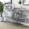Yarmuth Glam 1 Shelf Sofa Table Chrome - HOMES: Inside + Out -HOMES: Inside + Out GUEST e8d4032d a7cb 4085 bc91 35cca1edc580