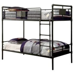 HOMES: Inside + Out Derrick Kids' Bunk Bed Antique Black - IoHOMES -HOMES: Inside + Out GUEST e9c67649 b649 4078 89bf a69059e61cff