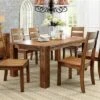 Arsenio Sturdy Wooden Dining Table Dark Oak - HOMES: Inside + Out -HOMES: Inside + Out GUEST e9ca5d02 07df 4530 9a10 3c1be580a1e8
