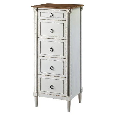 Latimer Traditional 5 Drawer Slim Chest - HOMES: Inside + Out 10 Latimer Traditional 5 Drawer Slim Chest - HOMES: Inside + Out - Image 8
