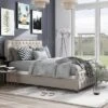 Phebe Button Tufted Upholstered Bed - HOMES: Inside + Out -HOMES: Inside + Out GUEST eb40bc6b e157 46f0 84f5 7e7652b9eb43