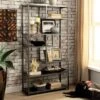 69" Dustin 6 Shelf Bookcase Dark Gray - HOMES: Inside + Out 2 69" Dustin 6 Shelf Bookcase Dark Gray - HOMES: Inside + Out -HOMES: Inside + Out GUEST ed654a80 1404 4e67 8f80 badde5d997f1
