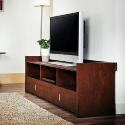 Flatcar Multi Functional Storage TV Stand For TVs Up To 65" Vintage Walnut - HOMES: Inside + Out -HOMES: Inside + Out GUEST ed778621 554e 4bbd 89a5 731425bbdbb9