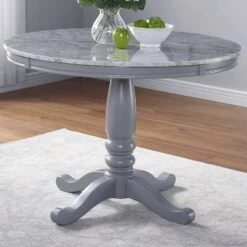 Kennegad Round Dining Table - HOMES: Inside + Out