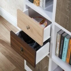 61.5" Hirsch Contemporary Bookcase White - HOMES: Inside + Out 16 61.5" Hirsch Contemporary Bookcase White - HOMES: Inside + Out -HOMES: Inside + Out GUEST eea4caf2 17db 48ca a1e1 6495669d500b