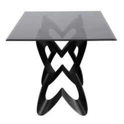 58" Poppy Hill Modern Rectangle Glass Top Dining Table Black/Gray - HOMES: Inside + Out 13 58" Poppy Hill Modern Rectangle Glass Top Dining Table Black/Gray - HOMES: Inside + Out -HOMES: Inside + Out GUEST efaf685b d989 4b20 99dc 34a8f2dce79d