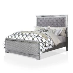 5pc Tenaya Bedroom Set Silver/Gray - HOMES: Inside + Out -HOMES: Inside + Out GUEST f00cfb32 d310 42e3 8132 b2e30402b347