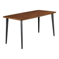 60" Shirin Mid-Century Wood Dining Table - HOMES: Inside + Out -HOMES: Inside + Out GUEST f4d08369 6baf 40e6 996e 4c5d5e2fbb50