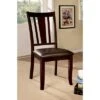 Set Of 2 Glaivewood Barred Back Leatherette Padded Side Chair Espresso - HOMES: Inside + Out 1 Set Of 2 Glaivewood Barred Back Leatherette Padded Side Chair Espresso - HOMES: Inside + Out -HOMES: Inside + Out GUEST f8a87504 0d6e 44c5 8e49 80d4c1c7ae82