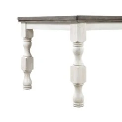 78" Cambrien Rustic Two-Tone Dining Table Antique White/Gray - HOMES: Inside + Out -HOMES: Inside + Out GUEST f9130da8 d787 4ca4 9a39 8d81adcde8e6