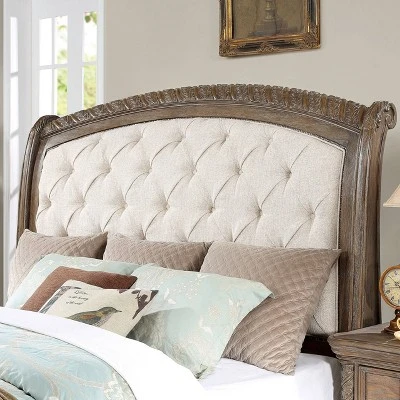 5pc Lellen Bedroom Set Beige/Rustic Natural Tone - HOMES: Inside + Out 5 5pc Lellen Bedroom Set Beige/Rustic Natural Tone - HOMES: Inside + Out - Image 3