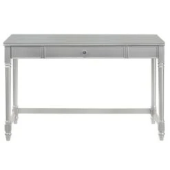2pc Singger Writing Desk With Chair Gray - HOMES: Inside + Out -HOMES: Inside + Out GUEST fe1c6cb0 7861 40e4 bbda 2e53bf7844d8