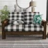 Jovie Gingham Rustic Loveseat - HOMES: Inside + Out 2 Jovie Gingham Rustic Loveseat - HOMES: Inside + Out -HOMES: Inside + Out GUEST fead4da2 15b5 433c 93d7 058e1d0967b2