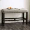 Norelo Upholstered Counter Height Bench Light Gray - HOMES: Inside + Out